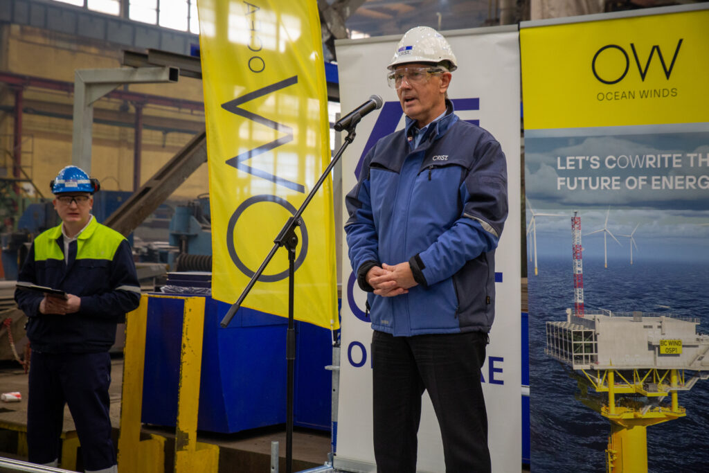 Daniel Okruciński, Prezes Zarządu CRIST Offshore.